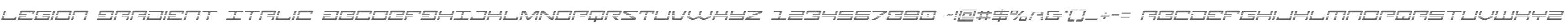 Legion Gradient Italic