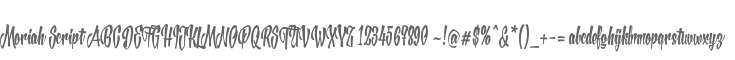 Moriah Script