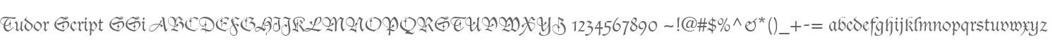 Tudor Script SSi