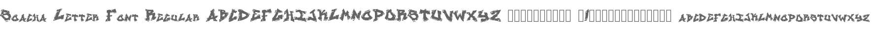 Soacha Letter Font