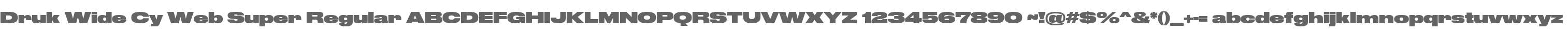Druk Wide Cy Web Super Regular