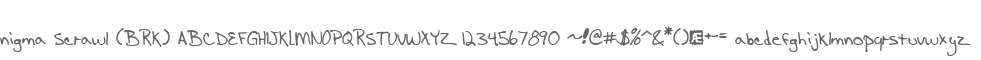 nigma Scrawl (BRK)