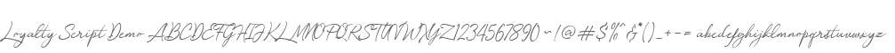 Loyalty Script Demo
