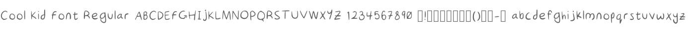 Cool Kid Font Regular