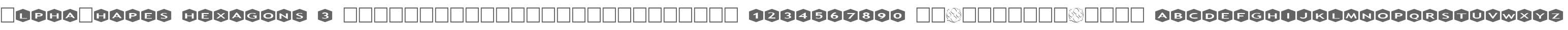 AlphaShapes hexagons 3
