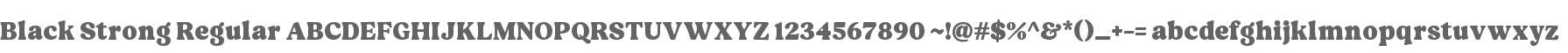 Black Strong