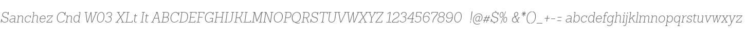 Sanchez Cnd W03 XLt It
