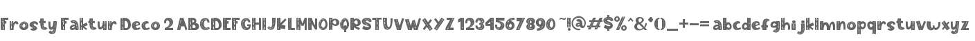 Frosty Faktur Deco 2