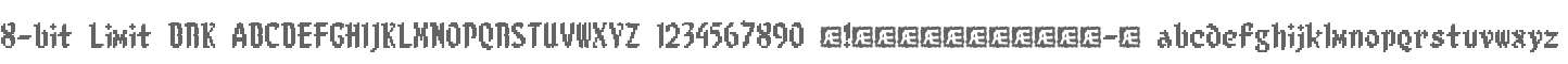 8-bit Limit BRK