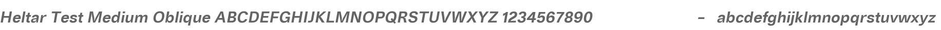 Heltar Test Medium Oblique