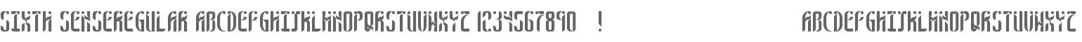 Sixth SenseRegular