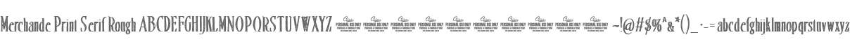 Merchande Print Serif