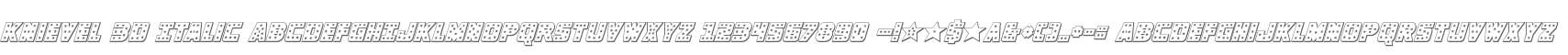 Knievel 3D Italic