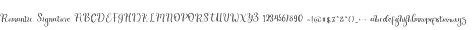Romantic Signature