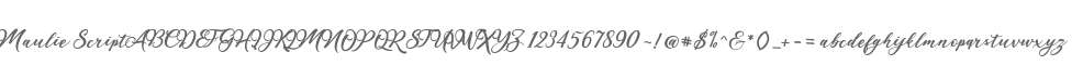 Maulie Script