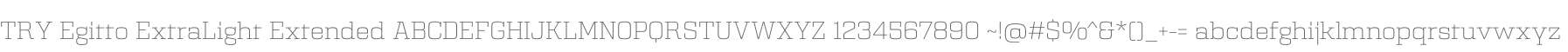 TRY Egitto ExtraLight Extended