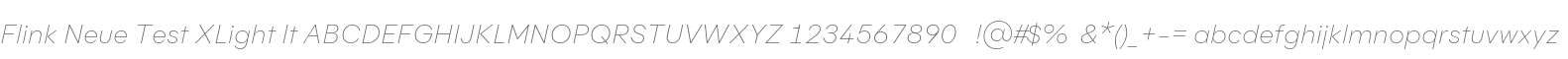Flink Neue Test XLight