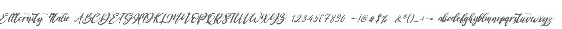 Ellternity Italic