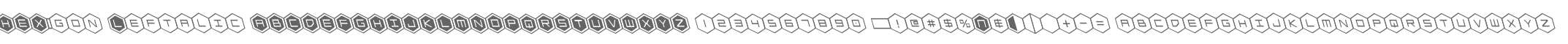 HEX:gon Leftalic