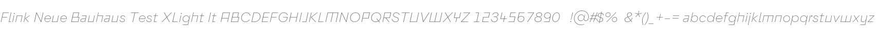 Flink Neue Bauhaus Test XLight
