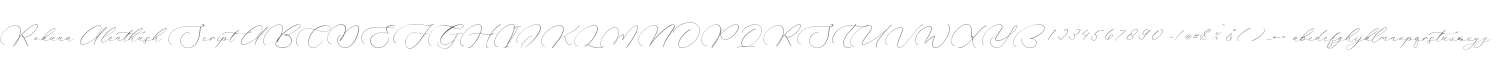 Rokuna Alenthush Script