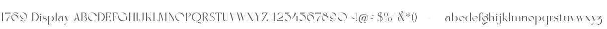 1769 Display
