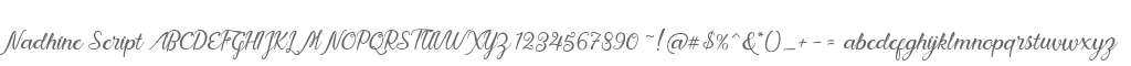 Nadhine Script