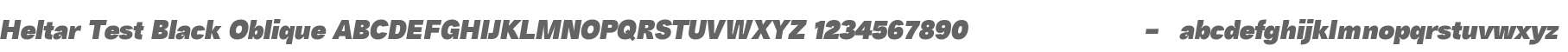 Heltar Test Black Oblique