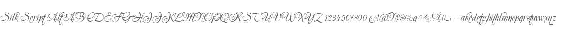Silk Script Alt