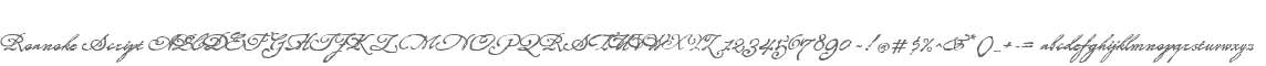 Roanoke Script