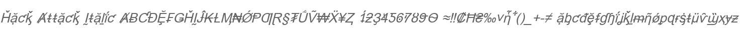 Hack Attack Italic