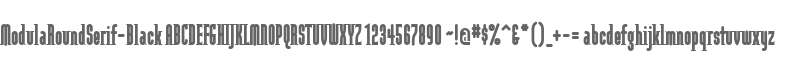 ModulaRoundSerif-Black