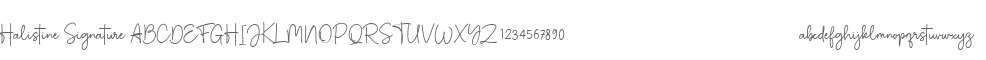 Halistine Signature