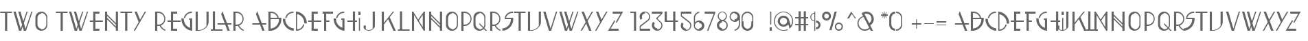 TWO TWENTY