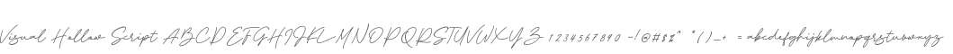 Visual Hollow Script