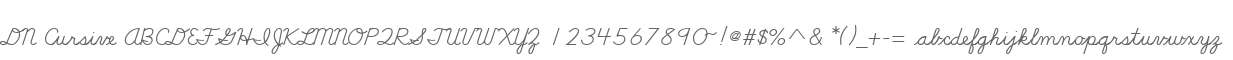 DN Cursive