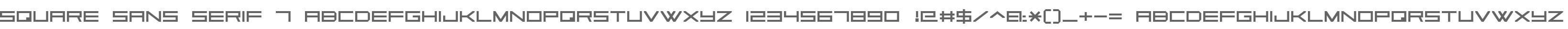 Square Sans Serif 7