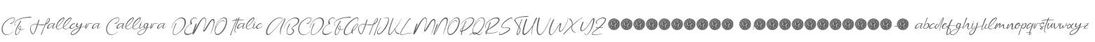 CF Hallcyra Calligra DEMO