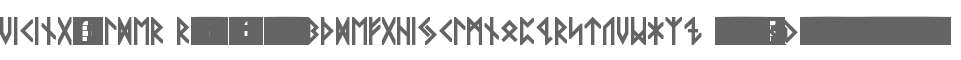 VIKING, ELDER Runes Bold Regular