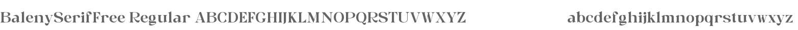 Baleny Serif Free