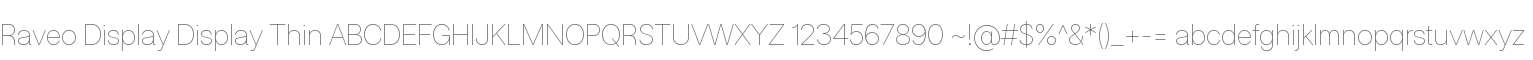 Raveo Display Display Thin