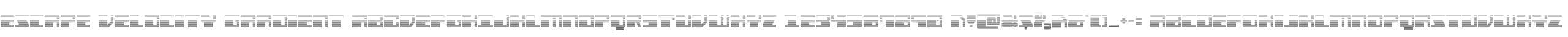 Escape Velocity Gradient