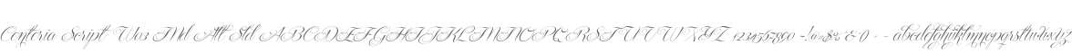 Centeria Script W03 Md Alt Sld