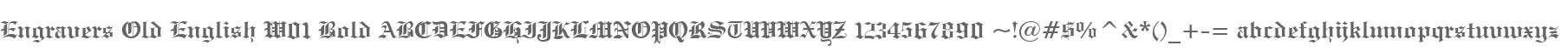 Engravers Old English W01 Bold