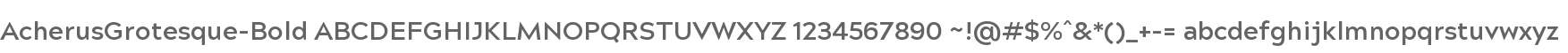 Acherus Grotesque
