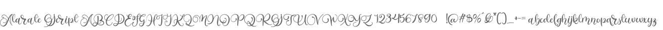 Alarate Script