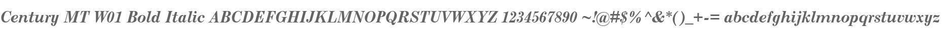 Century MT W01 Bold Italic