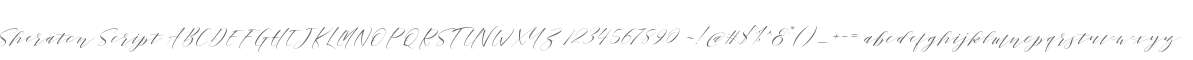 Sheraton Script