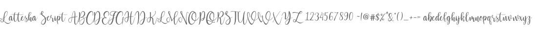 Lattesha Script