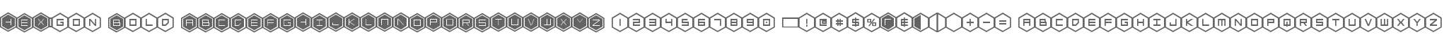 HEX:gon Bold